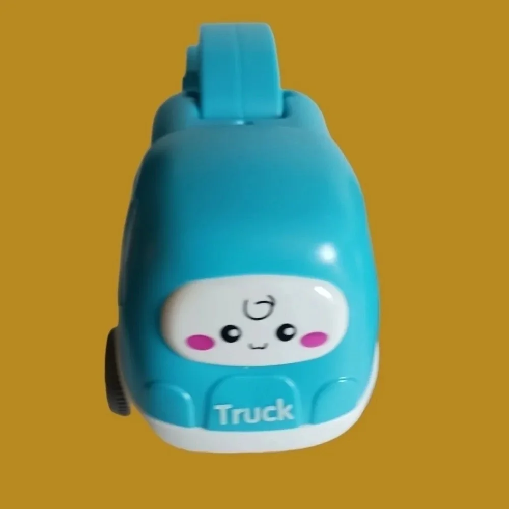 Cartoon face play vehicle set of 3